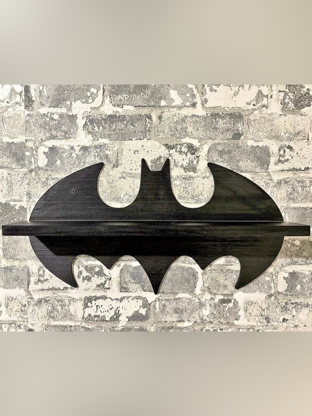 Bat Wall Display Shelf in Black